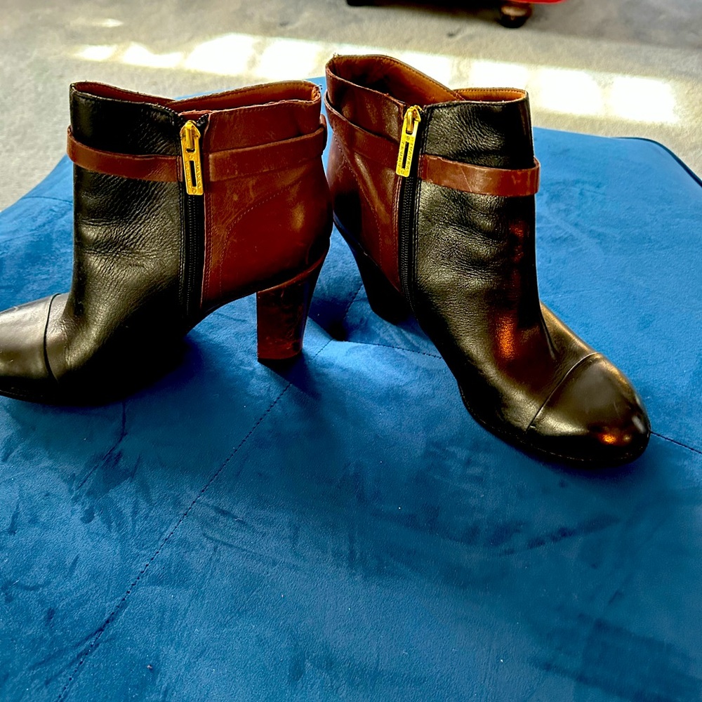 Ivanka Trump color block Ankle boots size 11